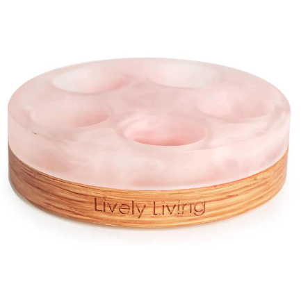 ESSENTIAL OIL STAND HOLDER - FROSTED PINK