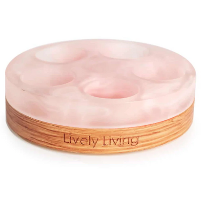 ESSENTIAL OIL STAND HOLDER - FROSTED PINK