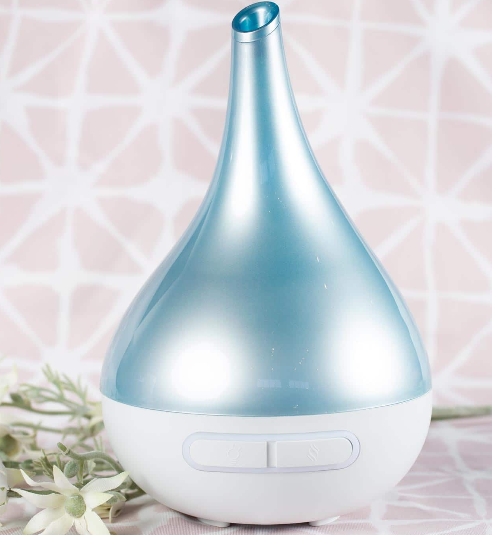 AROMA-BLOOM DIFFUSER - PEARL BLUE