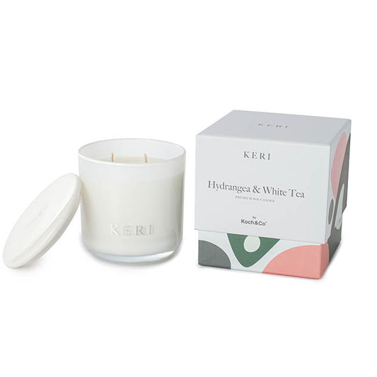 HYDRANGEA & WHITE TEA SOY CANDLE