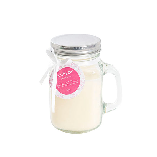 MASON JAR VANILLA TUBEROSE CANDLE