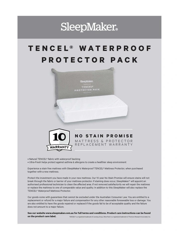 TENCEL MATTRESS PROTECTOR PACK [SZ:Queen]