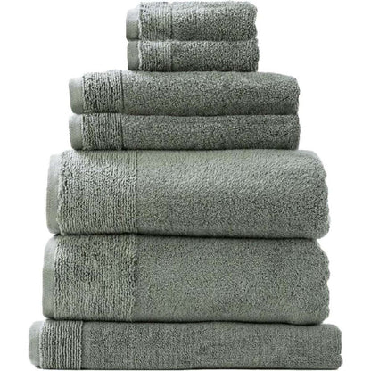 Renee Taylor Aireys 650 GSM Zero Twist Towel Collection Agave [SZ:Bath Towel]