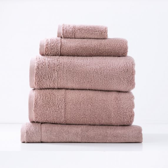 Renee Taylor Aireys 650 GSM Zero Twist Towel Collection Cherwood [SZ:Bath Towel]