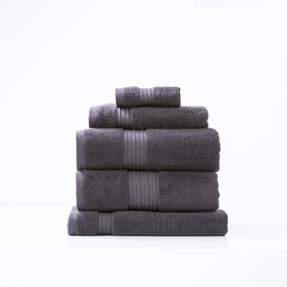 Brentwood 650 GSM Low Twist Towel Collection Carbon [SZ:Bath Towel]