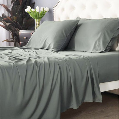 Park Avenue 500 Thread Count Bamboo Cotton Sheet Sets Jade [SZ:Queen]