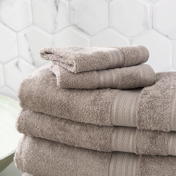 Stella 650 GSM Super Soft Bamboo Cotton Towel Collection Pewter [SZ:Bath Towel]