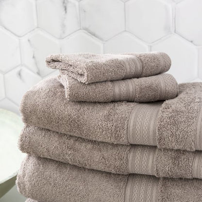 Stella 650 GSM Super Soft Bamboo Cotton Towel Collection Pewter [SZ:Bath Towel]