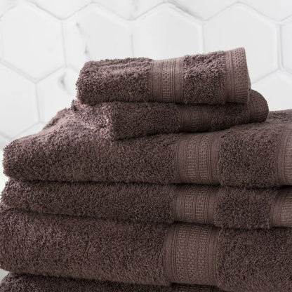 Stella 650 GSM Super Soft Bamboo Cotton Towel Collection Cocoa [SZ:Bath Sheet]