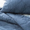 Attwood Vintage Stone Washed Cotton Quilted Coverlet Set Ink [SZ:Super King]