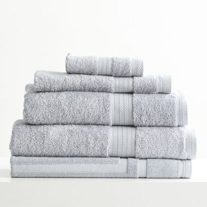 Stella 650 GSM Super Soft Bamboo Cotton Towel Collection Silver [SZ:Bath Towel]