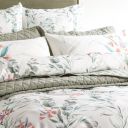 Renee Taylor 300 TC Cotton Reversible Quilt cover sets Gum Blossom [SZ:Double]