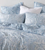 LOGAN & MASON LAKA DENIM QUILT COVER [SZ:Queen]